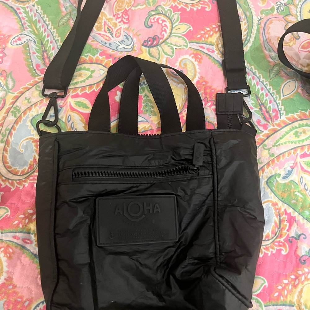 ALOHA Collection Black Crossbody Bag